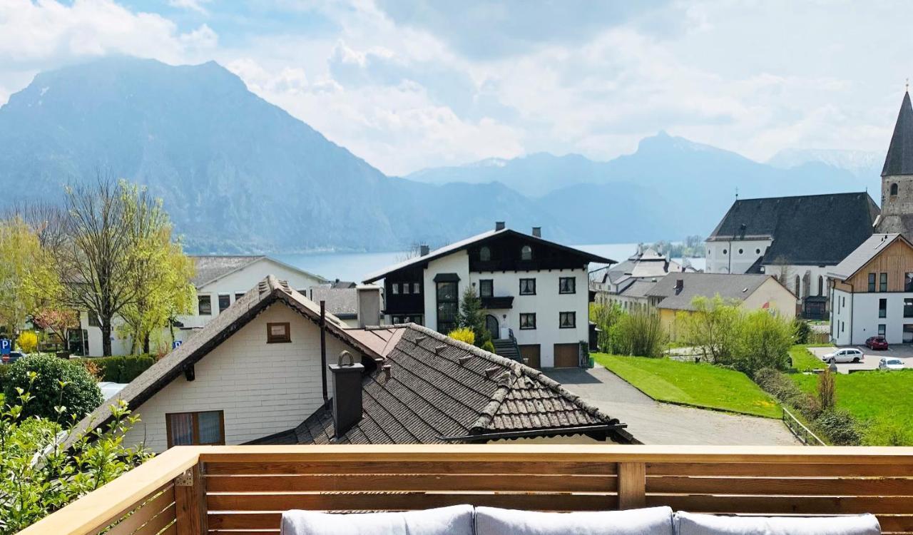 Traum Panorama Apartment mit Berg&Seeblick Altmünster Exterior foto